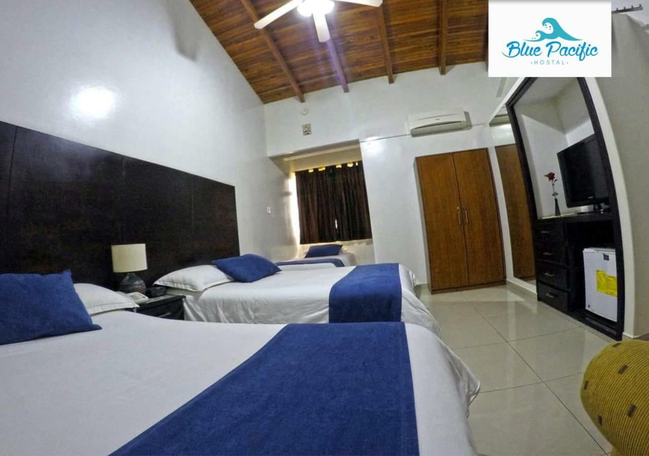 Hostal Blue Pacific Manta Exterior foto